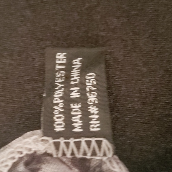 Black and Grey Leopard Necklace Scarf with Beaded Accents NWOT - Picture 12 of 12